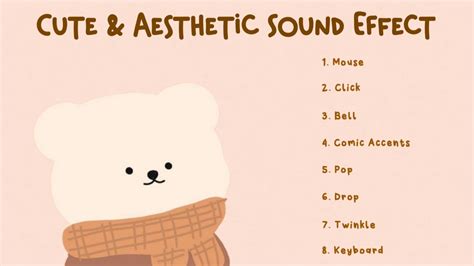 Cute And Aesthetic Sound Effects Pack For Editing No Copyright Youtube