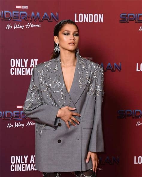 Zendaya Spider Man No Way Home Photocall In London England