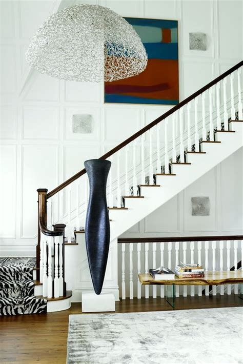 1 1/2 each for 3 width) which is snug to the concrete. 27 Stylish Staircase Decorating Ideas - How to Decorate ...