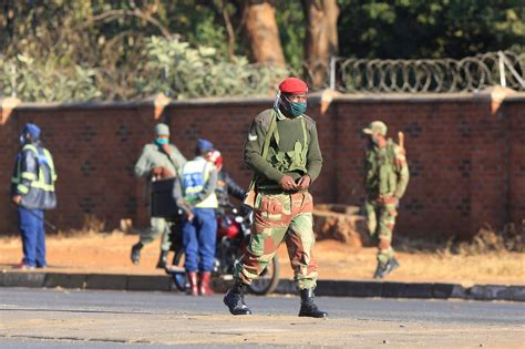 Zimbabwe Locks Down Capital Thwarting Planned Protests The New York