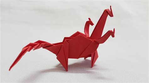 Origami Ghidorah How To Make King Ghidorah Gấp Rồng 3