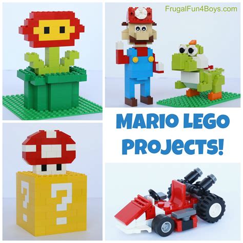 Custom Set With Instructions To Build Custom Lego Mario Brick Building