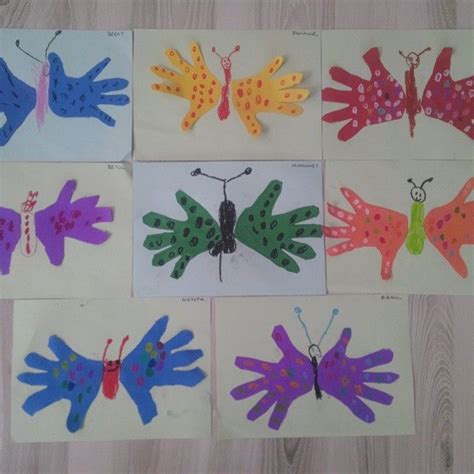Handprint Butterfly Craft Crafts And Worksheets For Preschooltoddler