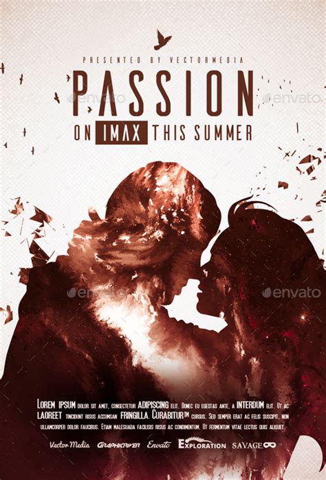 Passion Movie Poster By Vectormedia Graphicriver