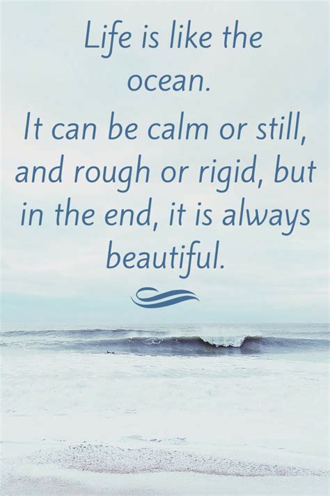 Inspiring sea & ocean captions for instagram. Life is like the ocean. It can be calm or still, and rough ...