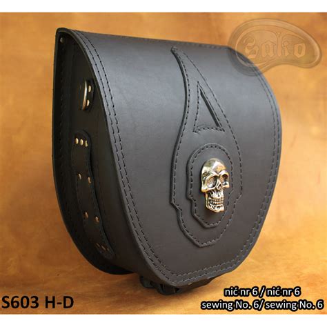 Leather Saddlebag S603 H D Softail