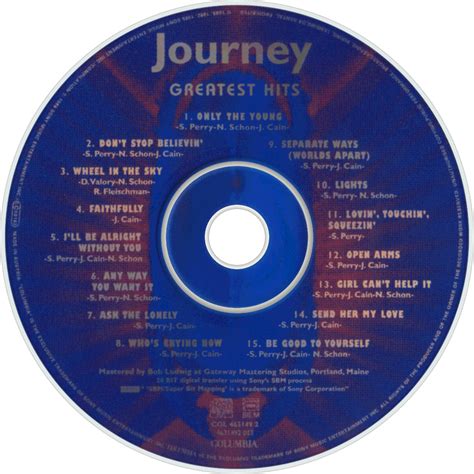 Journey Greatest Hits Cd Compilation Remastered