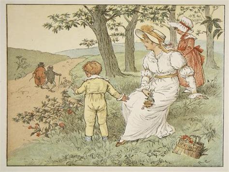 Walking To Mouseys Hall Illustration From A Frog He Would A Wooing