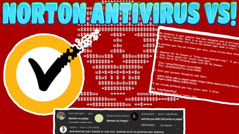 Norton Antivirus Vs Petya Ransomware Youtube
