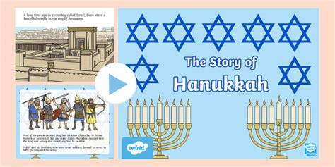 The Story Of Hanukkah Powerpoint F 2 Hass Teacher Made