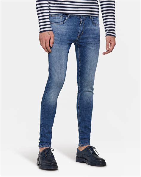heren superskinny comfort stretch tapered jeans 94703139 0793 we fashion