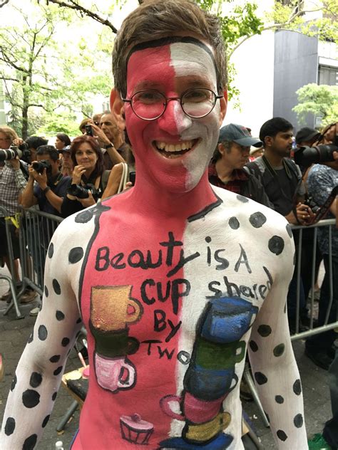 Nude Models Become Artists Canvases On NYC Bodypainting Day The