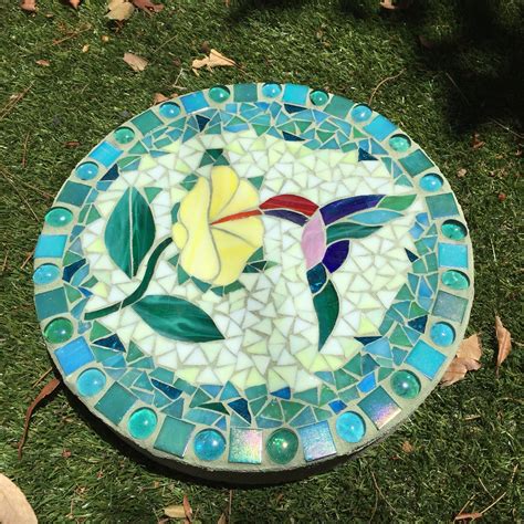 hummingbird stepping stone stained glass mosaic patterns mosaic art mosaic art supplies