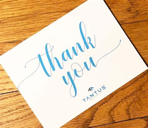 Professional Thank You Cards Business Thank You Cards Etsy