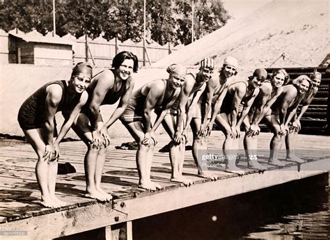 100 years ago today [august 26 1920] members of the usa ladies swimming team pose during the