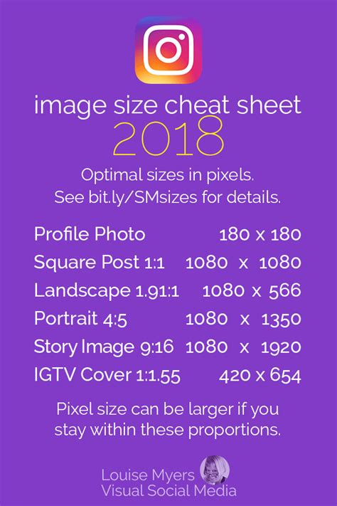 Social Media Cheat Sheet 2018 Must Have Image Sizes