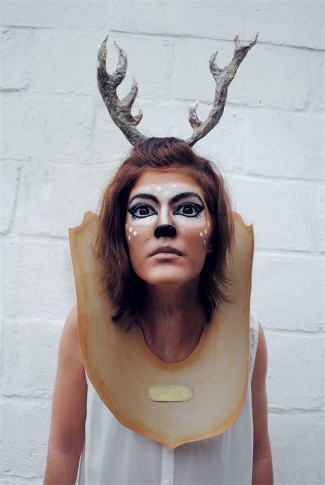 Diy Halloween Taxidermy Deer Costume Diyhalloweencrafts Halloween