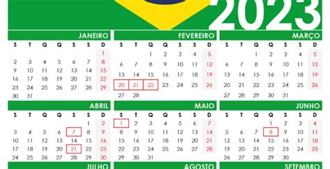 Calendário 2023 Calendarena
