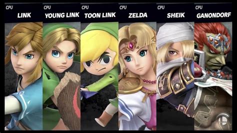 Super Smash Bros Ultimate The Legend Of Zelda Youtube