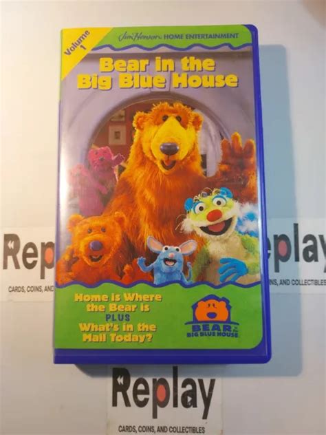 Bear In The Big Blue House Vhs Volume 1 1395 Picclick