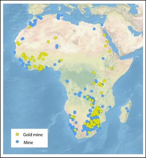 Gold Mines In Africa Map