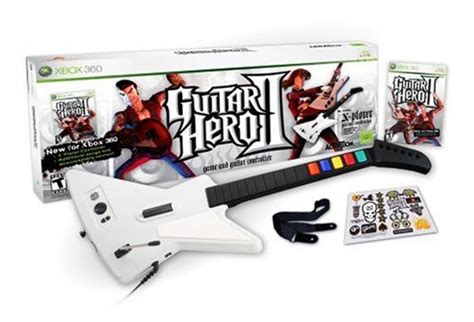 Guitar Hero 2 Bundle With Guitar Xbox 360 Artist Not Provided Videojuegos