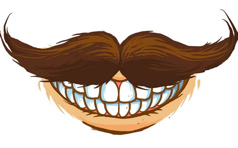 Jaw Mouth Cartoon Clip Art Moustache Png Download 20001252 Free
