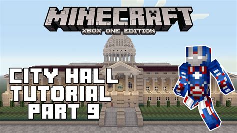 Minecraft Xbox One City Hall Tutorial Part 9 Xboxpspcpe Youtube
