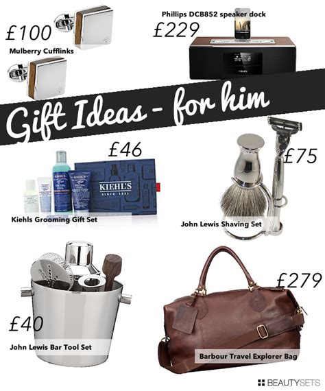 Hopefully one of the gift ideas on this list will help you do just that. Gift Ideas For Him - http://beautylovin.com | Grooming ...