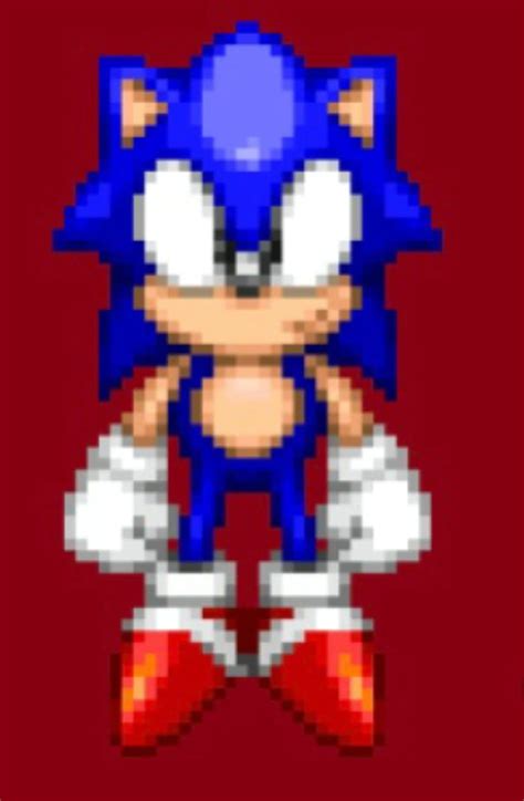 A Quick Sprite Animation I Made On My Phone Sonic And Mighty R