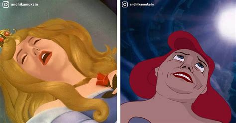 Artist Hilariously Reimagines Disney Princesses As Normal People