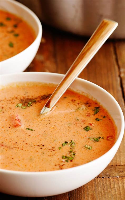 Best Tomato Soup Ever Recipe Best Tomato Soup Food Network Recipes Soup Recipes