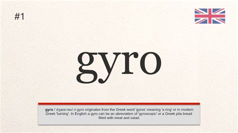 How To Pronounce 1 Gyro British English Youtube
