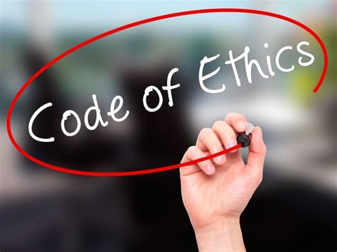 Code Of Ethics Savvy Cleaner