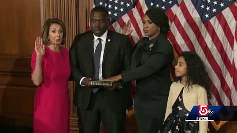 Ayanna Pressley Mass First African American Congresswoman Sworn In