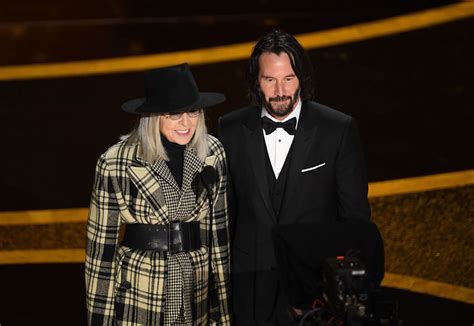Diane Keaton And Keanu Reeves Were Reunited At The 2020 Oscars