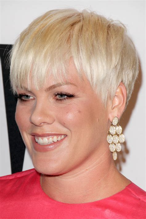 Check spelling or type a new query. Pink Straight Platinum Blonde Pixie Cut Hairstyle | Steal ...