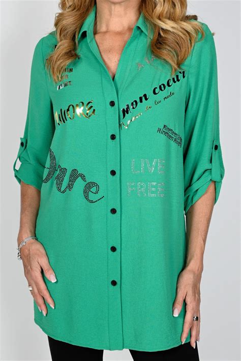 Frank Lyman Top 226194u Kg Kelly Green Belle Mia Boutique