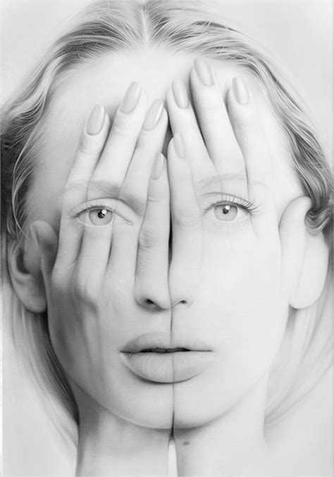 Realistic Double Exposure Paintings Art 99inspiration