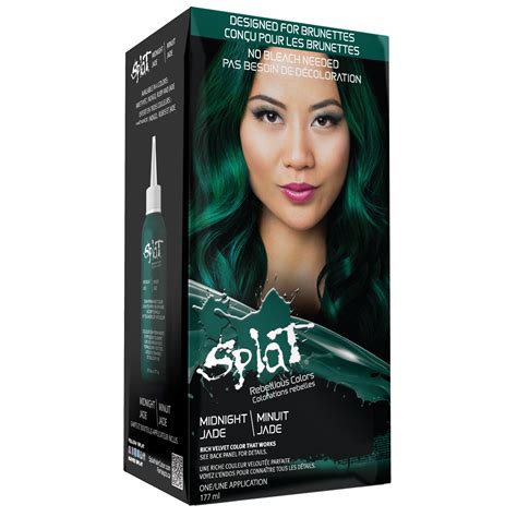 Splat Midnight Semi Permanent Color Kit At Home Hair Dye For Brunettes
