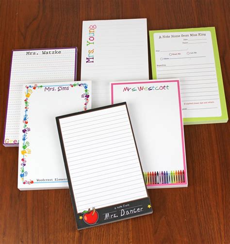 Teachers Absolutely Love Our Exclusive Line Of Personalized Notepads