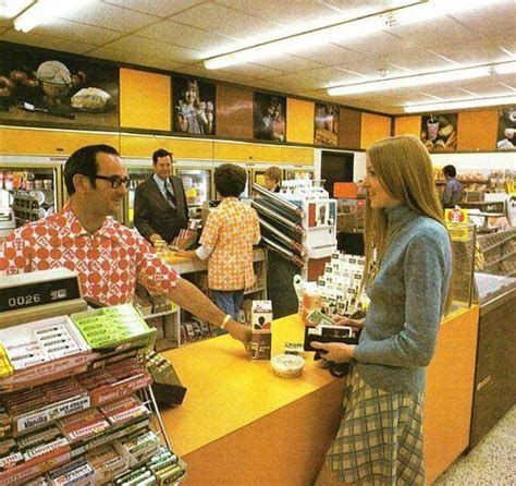 Check Out Counter In A 711 1973 Rthewaywewere