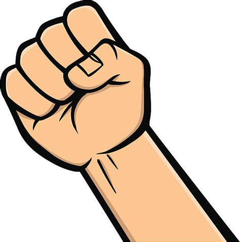 Best Fist Human Hand Saluting Protest Illustrations Royalty Free