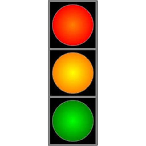 Laminated 24x48 Inches Poster Traffic Light Red Yellow Green Lamp