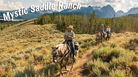 Mystic Saddle Ranch Horse Riding Stanley Idaho Highlight Youtube