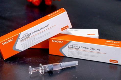 Bulk manufactured and exported in 2021. COVID-19 vaccine 'Coronavac' by Chinese company Sinovac 99 ...