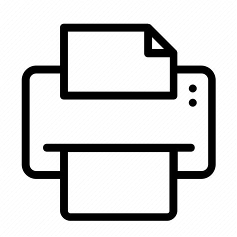 Isolated Printer Vector Icon Download On Iconfinder