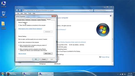 How To Turn On Remote Desktop In Windows 7 วิธี Remote Desktop