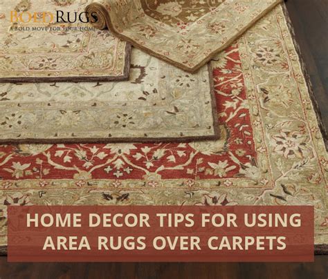 Home Decor Tips For Using Area Rugs Over Carpets Bold Rugs