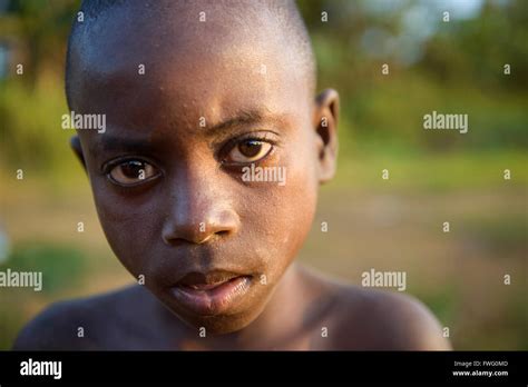 Boy Of The Equatorial Rainforest Gabon Central Africa Stock Photo Alamy